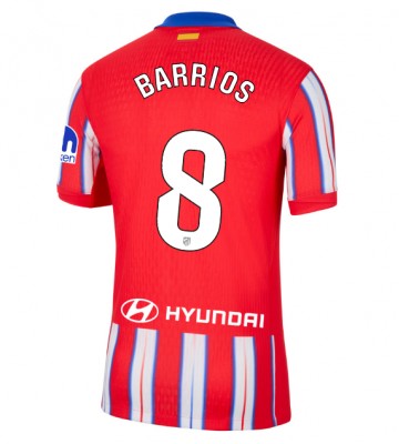 Atletico Madrid Pablo Barrios #8 Primera Equipación 2024-25 Manga Corta